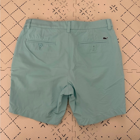 Vineyard Vines 7 Inch Performance shorts in teal size 30 - Picture 6 of 7